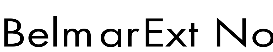 Belmar Ext Norma cкачати шрифт безкоштовно